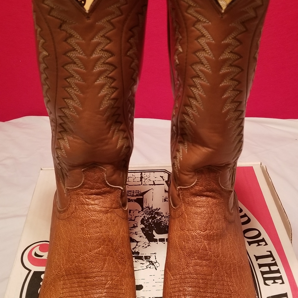 Justin mens Peanut Brittle Elephant Boots